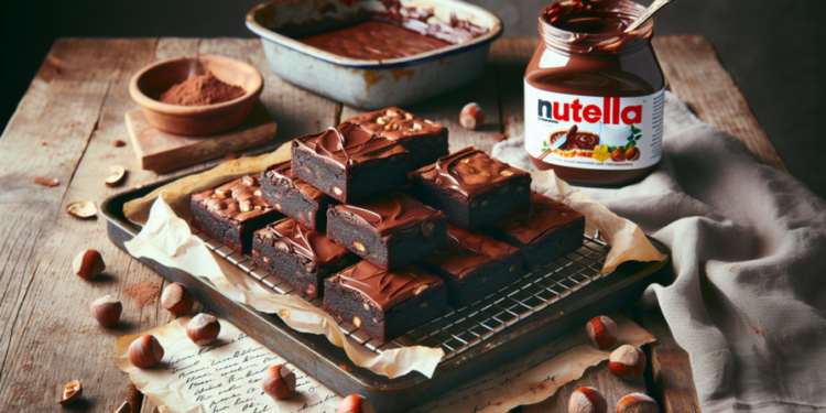 Brownies de Nutella fáciles