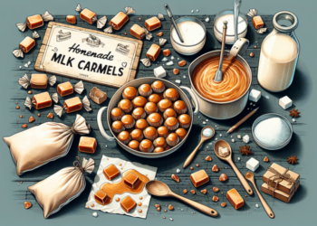 Caramelos de leche caseros