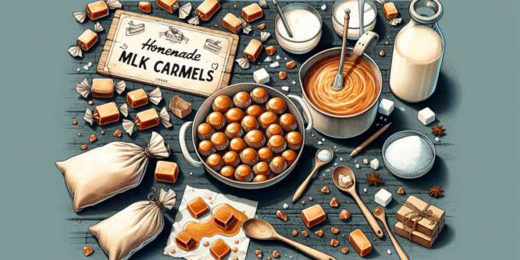 Caramelos de leche caseros