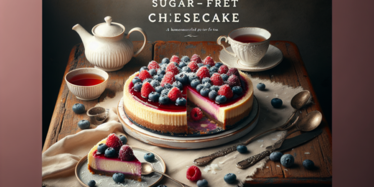 Cheesecake keto sin azúcar