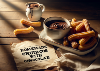 Churros caseros con chocolate