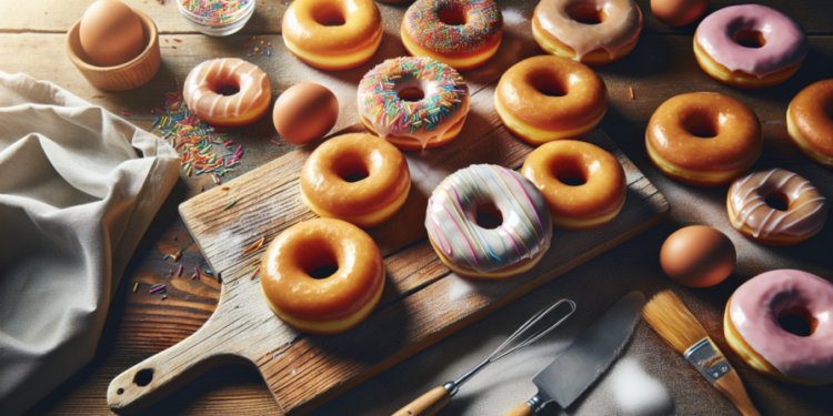 Donas glaseadas caseras