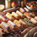 Eclairs rellenos de crema pastelera