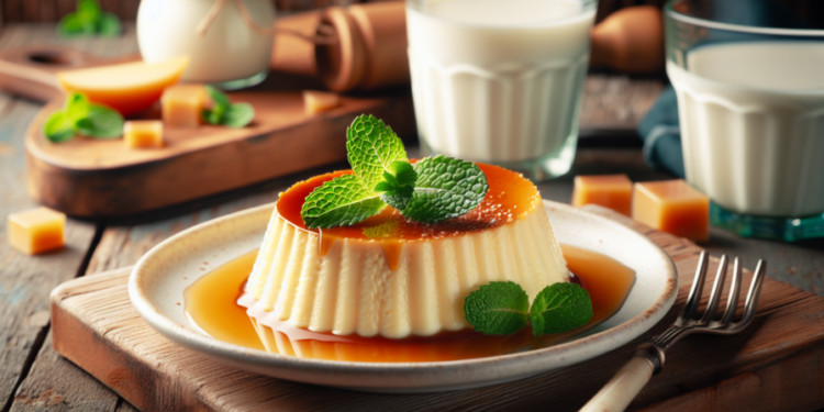 Flan de queso cremoso