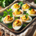 Huevos rellenos con mayonesa