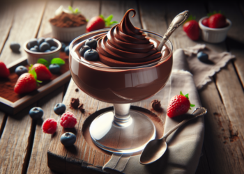 Mousse de chocolate fácil