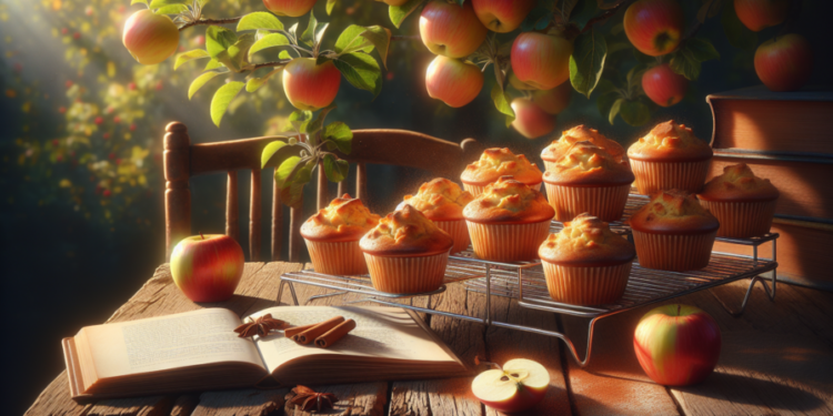 Muffins de manzana y canela