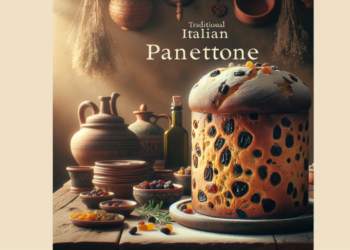 Panettone italiano tradicional