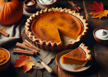 Pastel de calabaza especiado