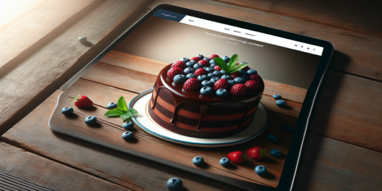 Pastel de chocolate sin harina