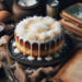 Pastel de coco rallado y leche condensada