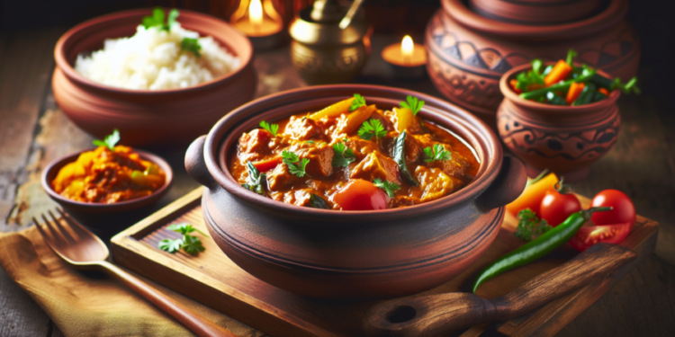 Pollo al curry bajo en carbohidratos