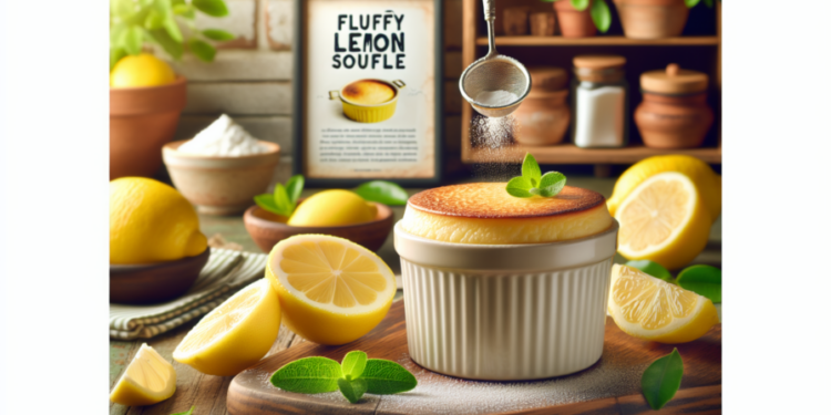 Soufflé de limón esponjoso