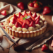 Tarta de fresa con crema pastelera