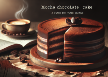 Tarta de moka con chocolate