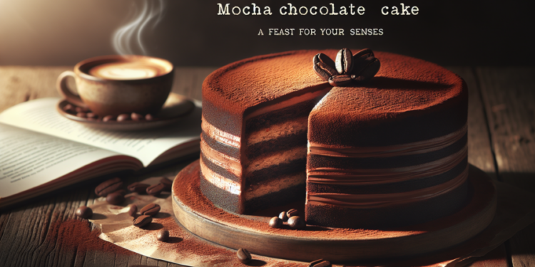 Tarta de moka con chocolate
