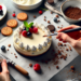 Cheesecake sin horno fácil con base de galletas y queso crema