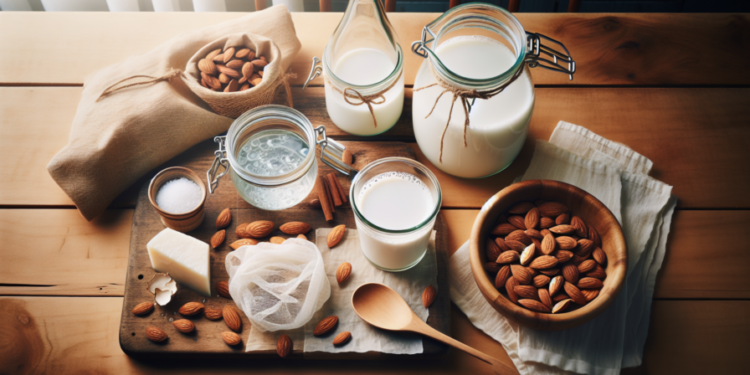 Cómo hacer leche de almendras casera sin azúcar