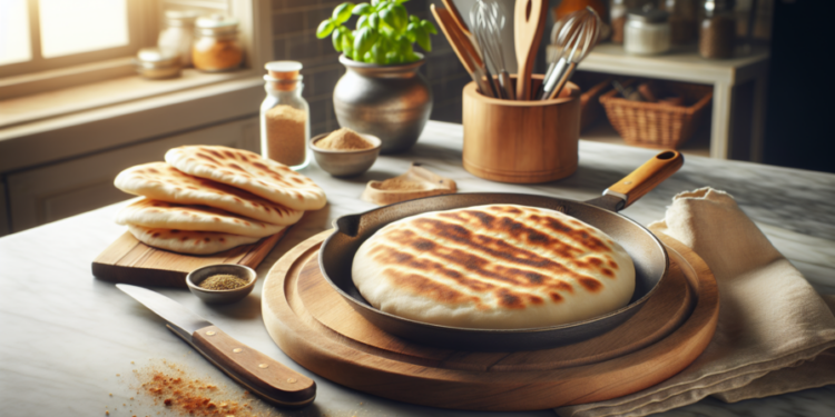 Cómo hacer pan pita casero fácil en sartén