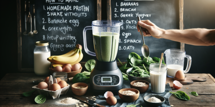 Cómo hacer un batido de proteínas casero sin suplementos
