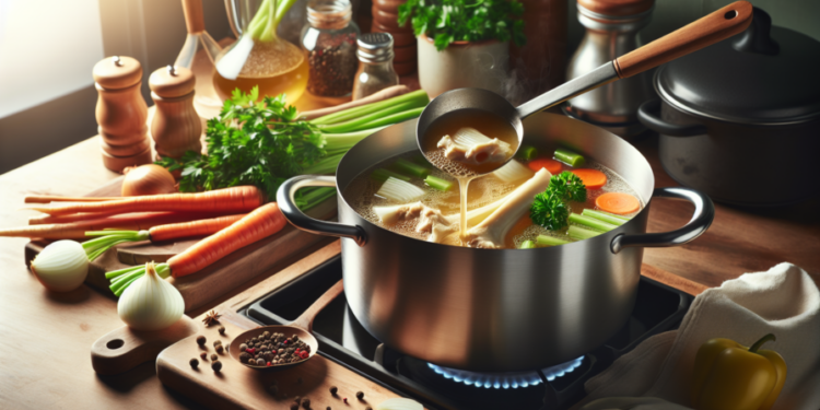 Cómo hacer un caldo de huesos nutritivo y saludable