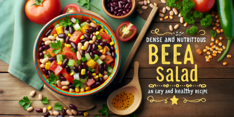 Ensalada de frijoles densa y nutritiva: receta fácil y saludable