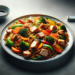 Fideos chinos salteados con pollo y verduras