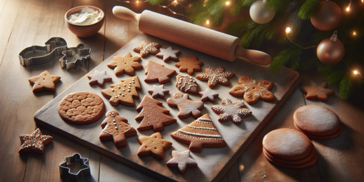 Galletas de jengibre crujientes para Navidad