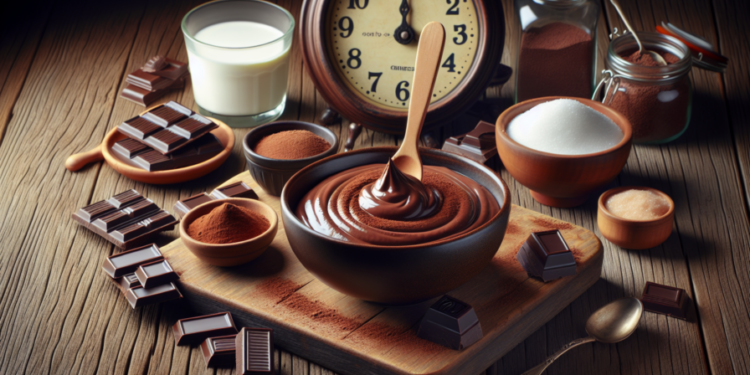 Mousse de chocolate casero sin gelatina en 10 minutos