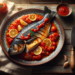 Receta de bacalao a la vizcaína con salsa de tomate