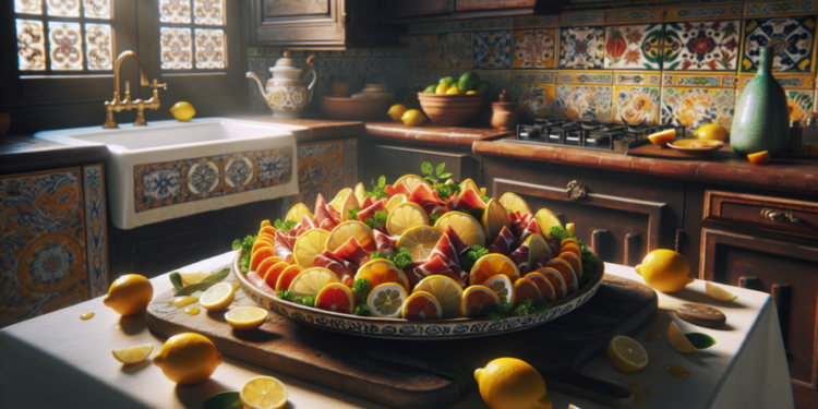Receta tradicional de limón serrano: ensalada salmantina de cítricos y embutidos